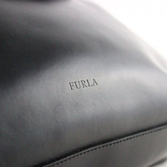 Vintage Furla Black Leather bag (Italy) - Picture 5 of 5